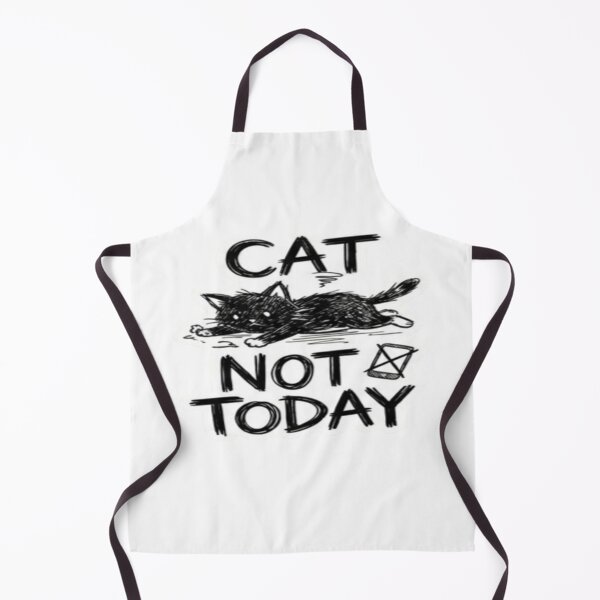 Item preview, Cat Not Today Sticker – Minimal Sketch Lazy Cat Design designed and sold by Velora Design .
