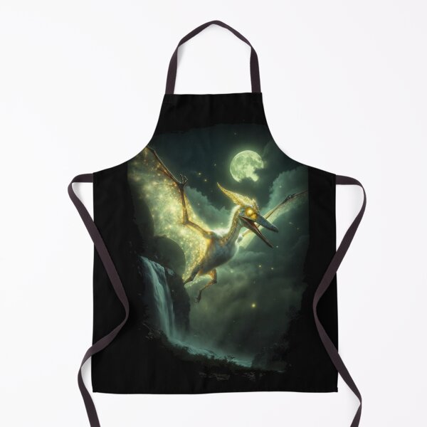 Item preview, Glowing Pterodactyl Dinosaur Mystical Night Scene designed and sold by Syrupulse.