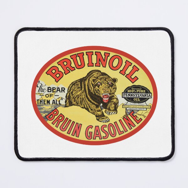 Item preview, Vintage Bruinoil - Bruin Gasoline - The Bear Of Them All designed and sold by QuayTradingCo.