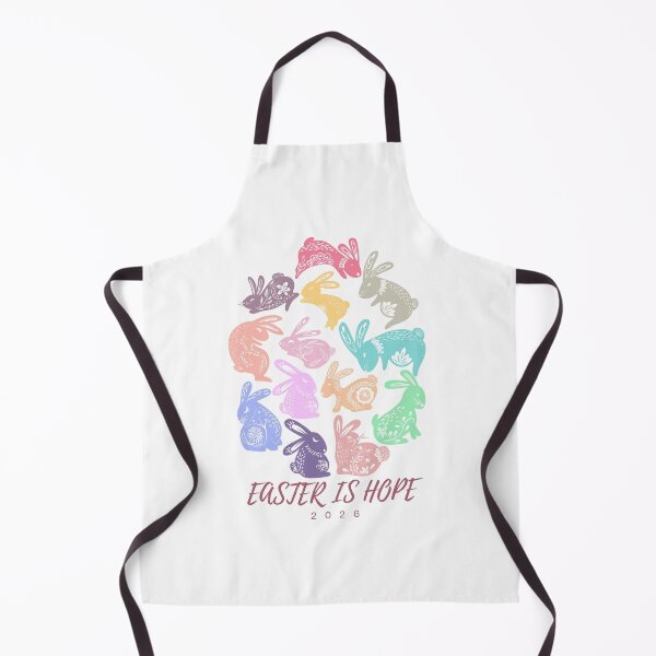 Item preview, Colorful Easter Bunny Pattern 2026 Easter is Hope Illustration designed and sold by Lio-lio.