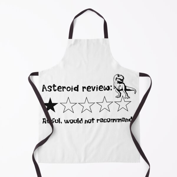 Item preview, Asteroid Review One Star Funny Dino Extinction Sarcastic Science Gift designed and sold by ScienceCorner.