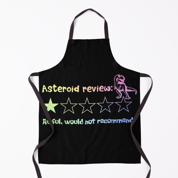 Item preview, Asteroid Review One Star Funny Dino Extinction Sarcastic Science Gift designed and sold by ScienceCorner.