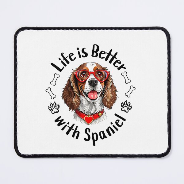 Item preview, Life is Better with a Spaniel - Dog Lover Art. designed and sold by KojourinArt.