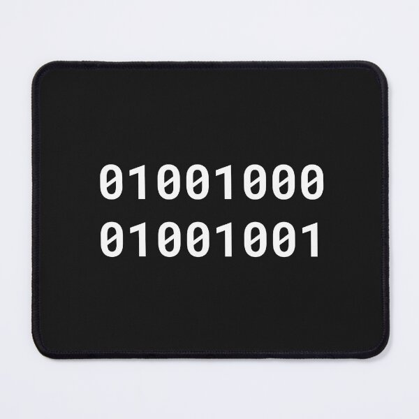 Item preview, Binary HI Minimalist Coder Design designed and sold by Amazing-Gadgets.