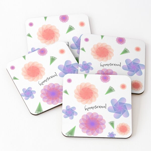 Item preview, Homosexual Florals designed and sold by Silly Goose Store.