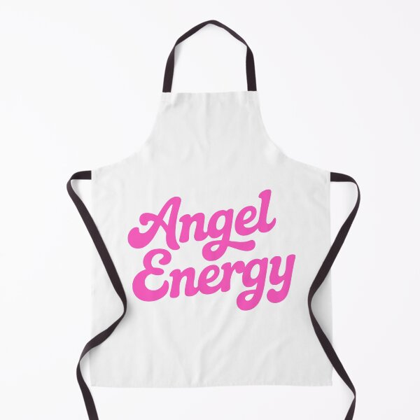 Item preview, Angel Energy! Retro Vibes Cute Pink Cursive Text Design designed and sold by PMCreative.
