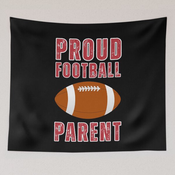 Item preview, Retro Distressed Proud Football Parent Game Day Varsity Sports designed and sold by Ali-printshop.
