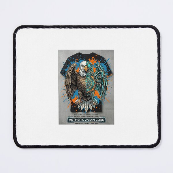 Item preview, Cybernetic Patriot: Aetheric Avian Core Eagle Design designed and sold by AuraGraphixCo.
