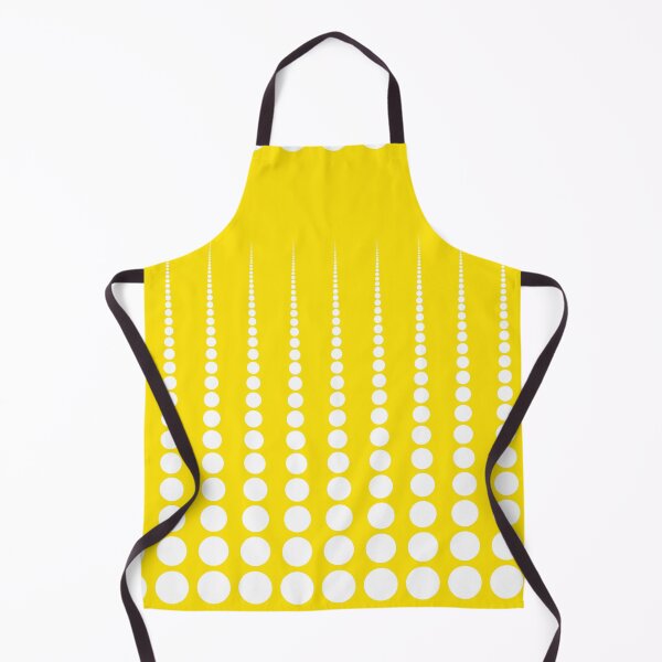 Item preview, Abstract White Polka dots on Vivid Yellow designed and sold by POLKAIWERX.