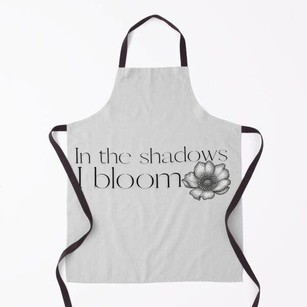 Item preview, In the Shadows I Bloom – Minimalist Dark Floral Typography designed and sold by eachside-nik.