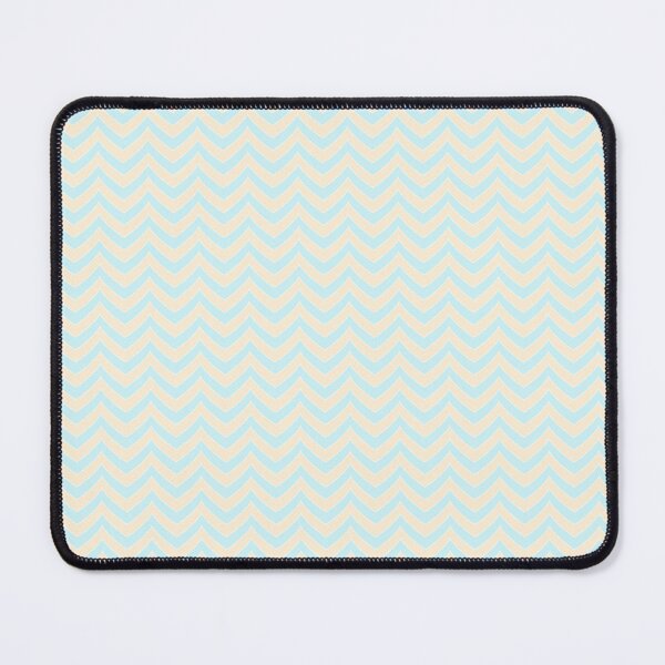 Item preview, Baby blue and yellow chevron seamless repeating pattern designed and sold by SeamlessDsign.
