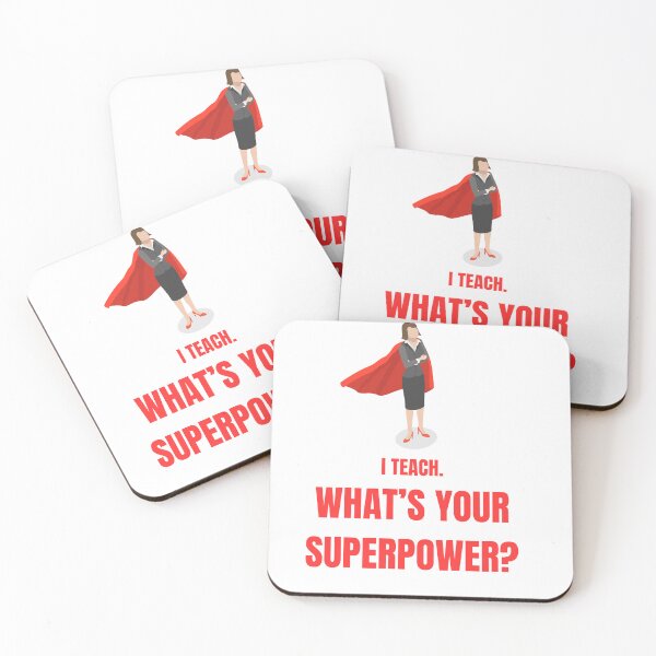 Item preview, I TEACH.  SUPERPOWERS ARE MY SPECIALTY! designed and sold by Irishkate53.
