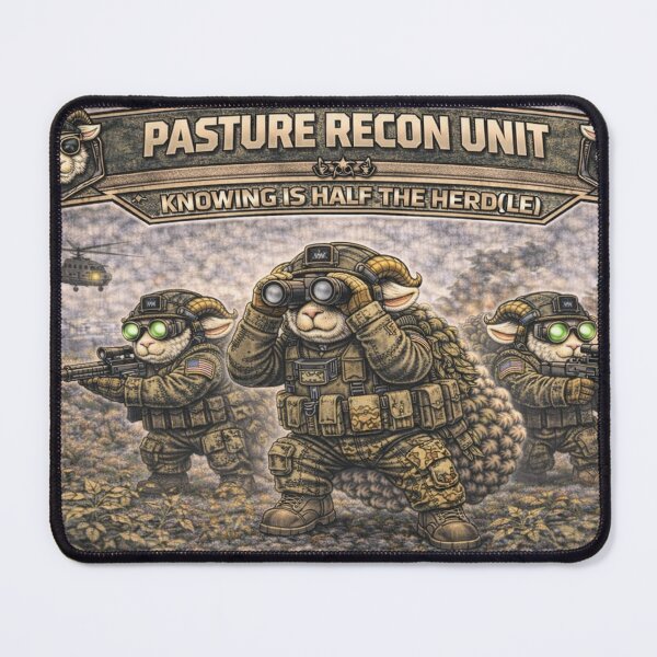 Item preview, Pasture Recon Unit: Knowing Is Half the Herd(le) designed and sold by Thpoar.