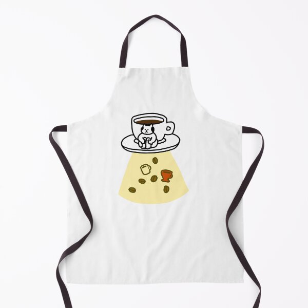 Item preview, a Cat on the flying cup of coffee designed and sold by superbaechoo.