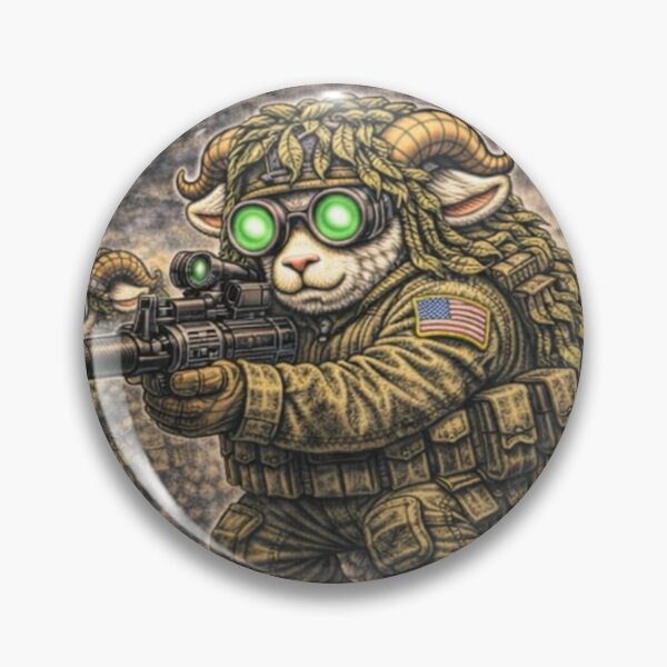 Item preview, Ram-Bush Ambush – Sheep-I Joe Jungle Ops Parody designed and sold by Thpoar.