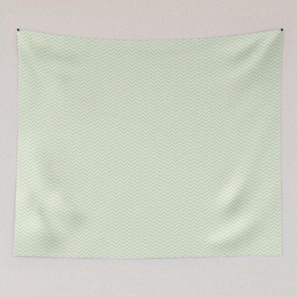 Item preview, Mint and yellow chevron seamless repeating pattern designed and sold by SeamlessDsign.