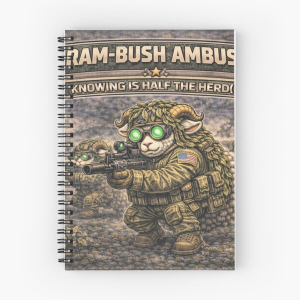 Item preview, Ram-Bush Ambush – Sheep-I Joe Jungle Ops Parody designed and sold by Thpoar.