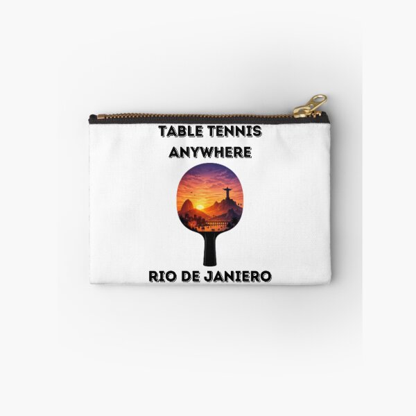 Item preview, Rio de Janeiro Table Tennis Anywhere Sunset Skyline Ping Pong Paddle Brazil designed and sold by OhMyPingCo.