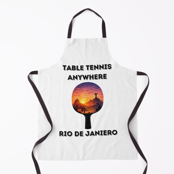 Item preview, Rio de Janeiro Table Tennis Anywhere Sunset Skyline Ping Pong Paddle Brazil designed and sold by OhMyPingCo.