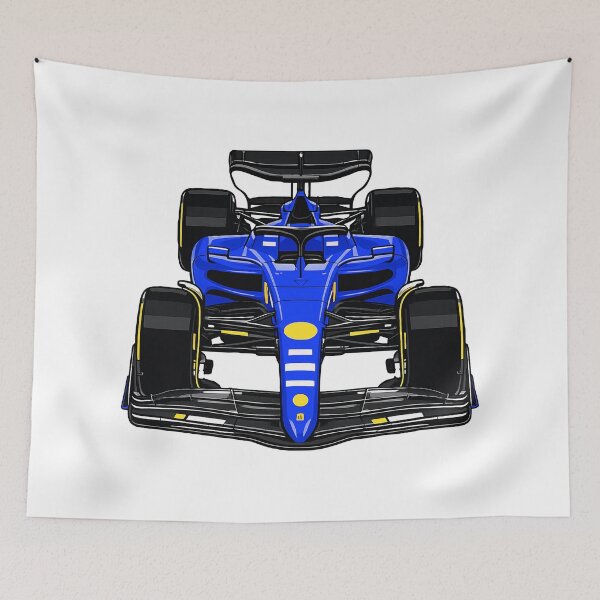 Item preview, F1 Racing Car Blue designed and sold by VenZolic.