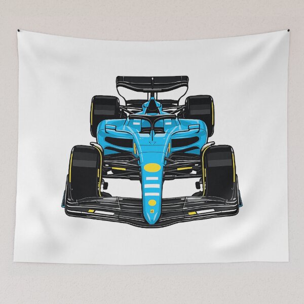 Item preview, F1 Racing Car Light Blue designed and sold by VenZolic.