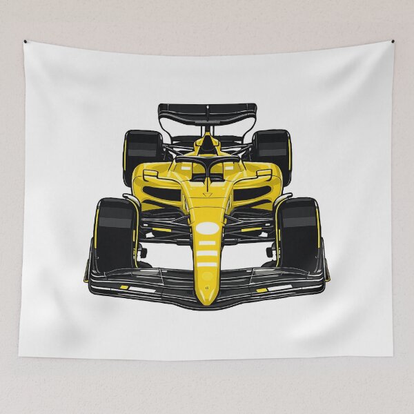 Item preview, F1 Racing Car Yellow designed and sold by VenZolic.