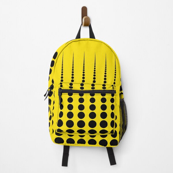 Item preview, Abstract Black Polka dots on Vivid Yellow designed and sold by POLKAIWERX.