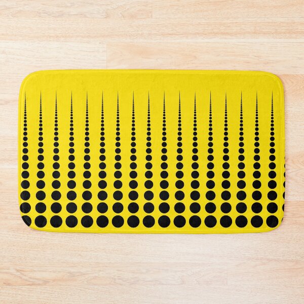 Item preview, Abstract Black Polka dots on Vivid Yellow designed and sold by POLKAIWERX.