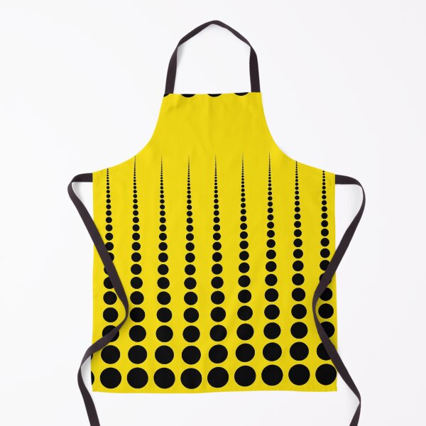 Item preview, Abstract Black Polka dots on Vivid Yellow designed and sold by POLKAIWERX.