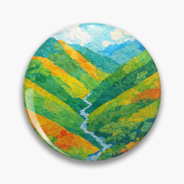 Item preview, Tropical River Valley, Watercolor Papercut, Childrens Book Illustration designed and sold by SWSandraWechner.