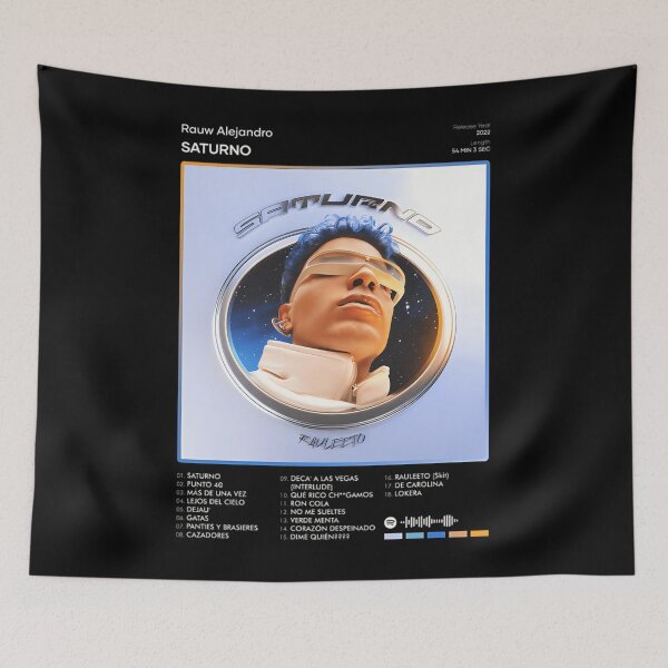 Item preview,  Rauw Alejandro Saturno Tracklist Album designed and sold by poonaja002.