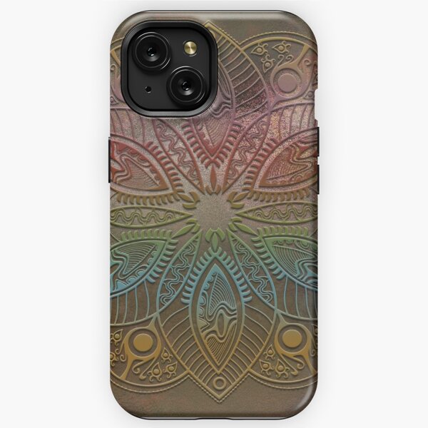 Mobile skin mandala colors iPhone Tough Case