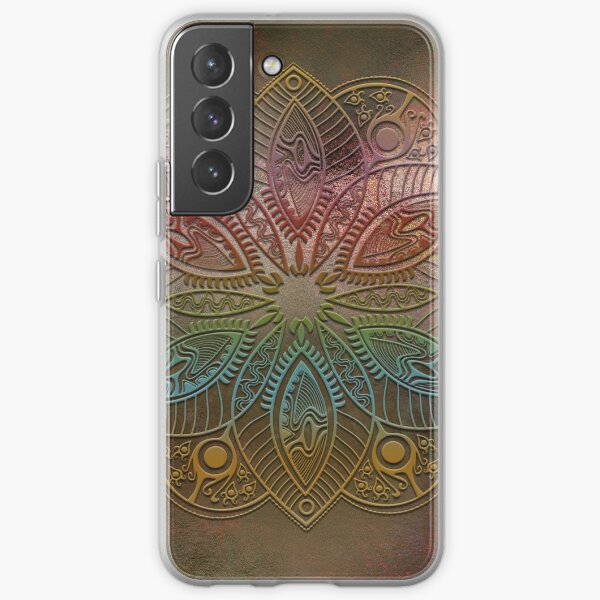 Mobile skin mandala colors Samsung Galaxy Soft Case
