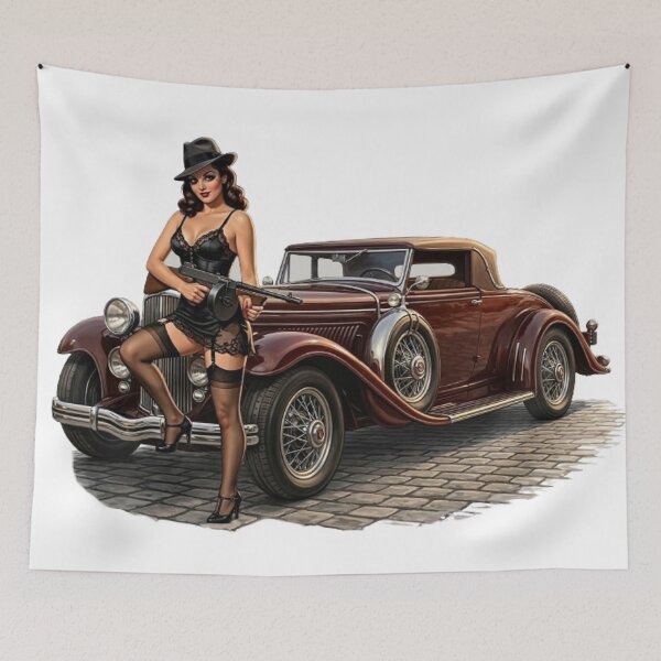 Item preview, "Retro Glamour: Charm and Audacity of Pin-Ups” designed and sold by CHRIST5000.