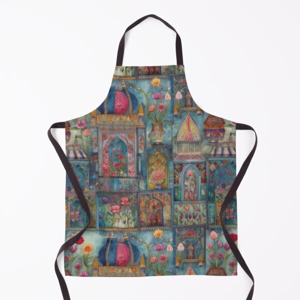 Item preview, Enchanted Persian Garden and Ornamental Palace Pattern designed and sold by pinkal.
