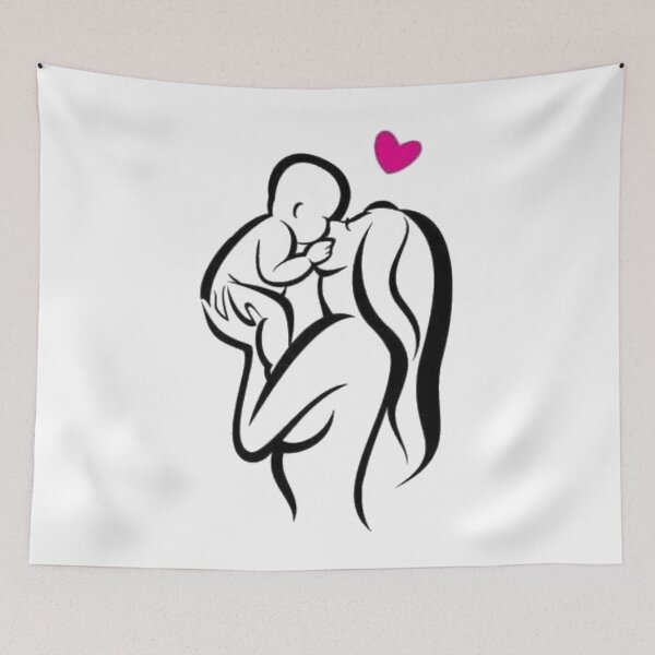 Item preview, mom and her child designed and sold by lovingly-yours.