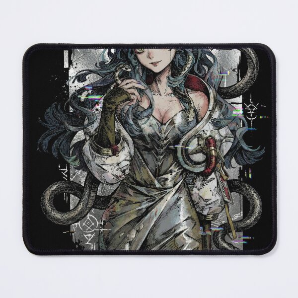 Item preview, Hissabeth Reverse 1999 Silver Hair Snake Hair Portrait designed and sold by Senpaiwaves.