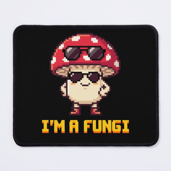 Item preview, I m a Fungi - Cool Retro Pixel Art Mushroom Pun designed and sold by artistastshirt.