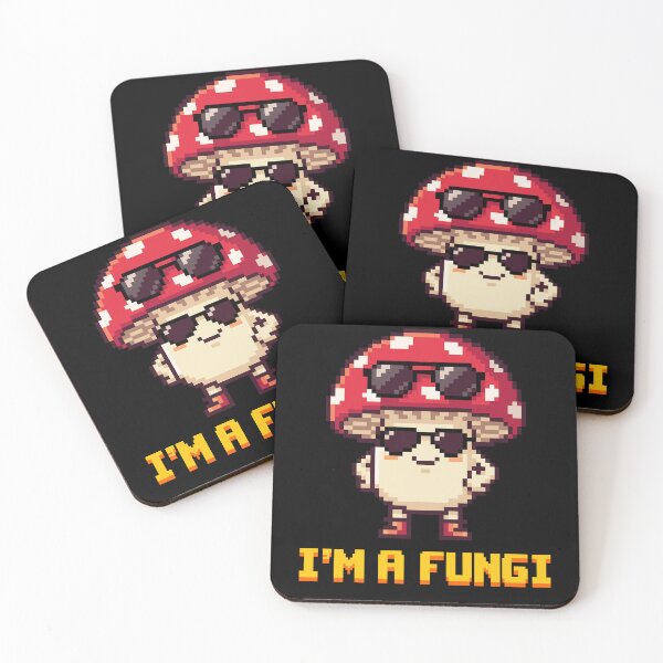 Item preview, I m a Fungi - Cool Retro Pixel Art Mushroom Pun designed and sold by artistastshirt.