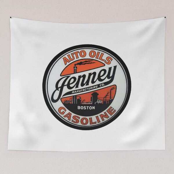 Item preview, Vintage Jenny Gasoline - Auto Oils designed and sold by QuayTradingCo.