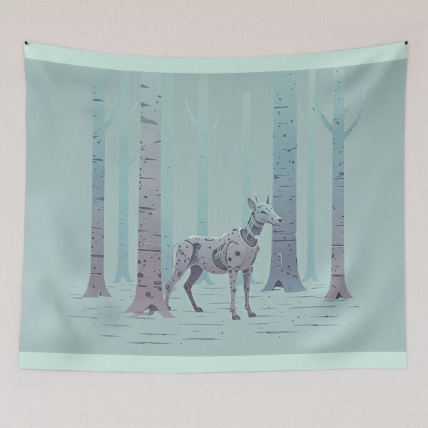 Item preview,  The Mechanical Forest Duvet Cover designed and sold by aivibesfunny.