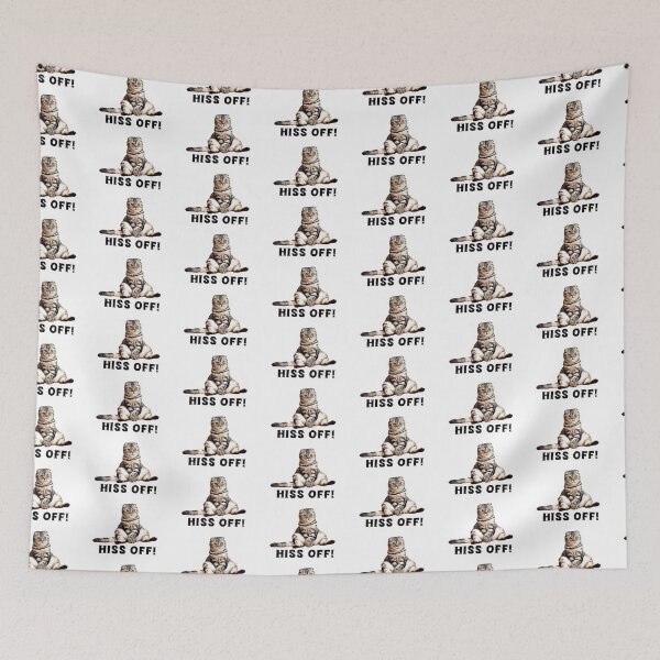 Item preview, Hiss off funny cat. Proceeds go to animal charities rescues designed and sold by AnimalFriends1.
