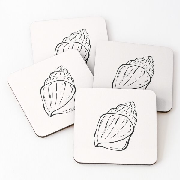 Item preview, Minimal Seashell Illustration designed and sold by Sagi Jane Art.