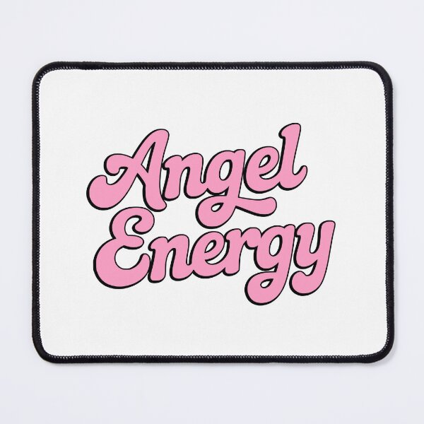 Item preview, Angel Energy Pink Retro Aesthetic Typography designed and sold by PMCreative.