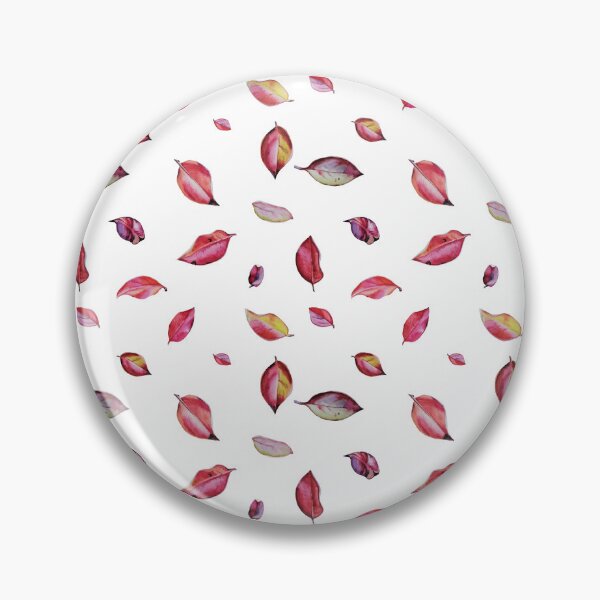 Item preview, Watercolor Red Leaves Seamless Pattern on Wight background designed and sold by VitSArt.