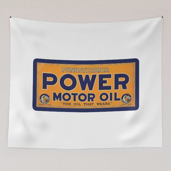 Item preview, Vintage Pennsylvania Power Motor Oil designed and sold by QuayTradingCo.
