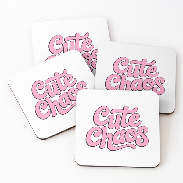 Item preview, Cute Chaos Pink Retro Aesthetic Typography designed and sold by PMCreative.