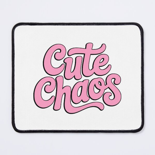 Item preview, Cute Chaos Pink Retro Aesthetic Typography designed and sold by PMCreative.