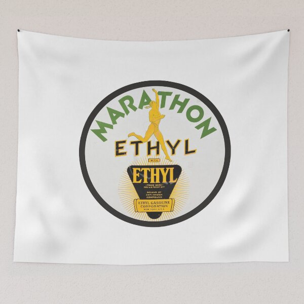 Item preview, Vintage Marathon Ethyl Gasoline designed and sold by QuayTradingCo.