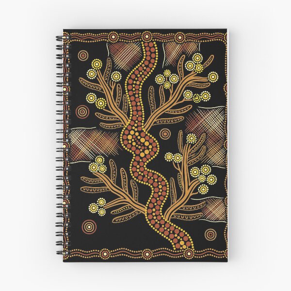 Item preview, Desert Sunburst: Aboriginal Style Phebalium Glandulosum Botanical Art designed and sold by FreiherrPK.
